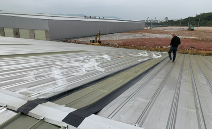 颍上厂房屋面防水维修案例